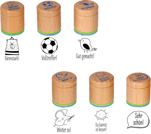 Produktbild: Motivationsstempel - Bunte Geschenke, sort.