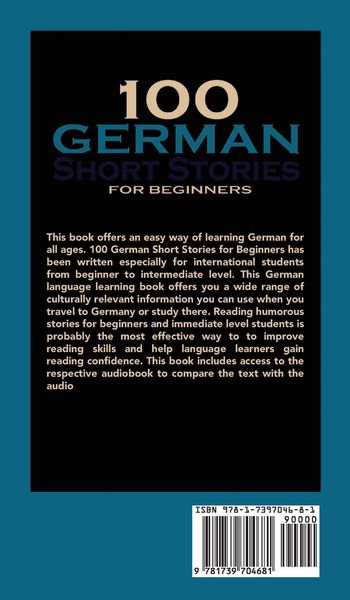 Produktbild: 100 German Short Stories for Beginners Learn German With Stories + Audio