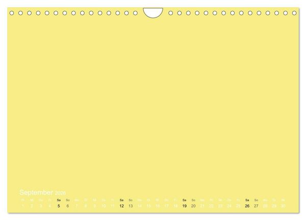 Produktbild: Bastelkalender - Gelb (Wandkalender 2026 DIN A4 quer), CALVENDO Monatskalender