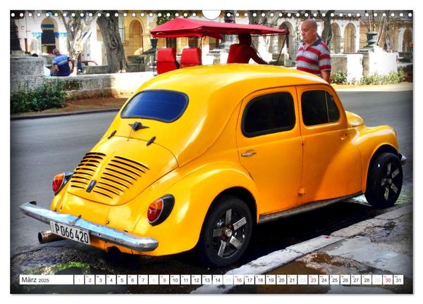 Produktbild: RENAULT - Franz&ouml;sische Klassiker in Kuba (Wandkalender 2025 DIN A3 quer), CALVENDO Monatskalender