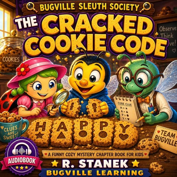 The Cracked Cookie Code (A Bugville Sleuth Society Mystery)