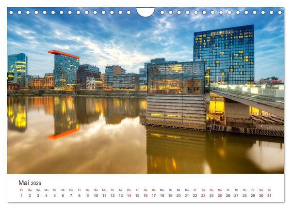 Produktbild: D&uuml;sseldorf - Tradition und Moderne am Rhein (Wandkalender 2026 DIN A4 quer), CALVENDO Monatskalender