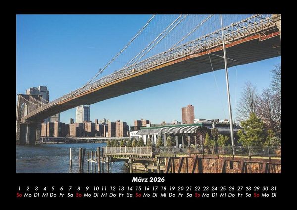 Produktbild: New York 2026 Fotokalender DIN A3