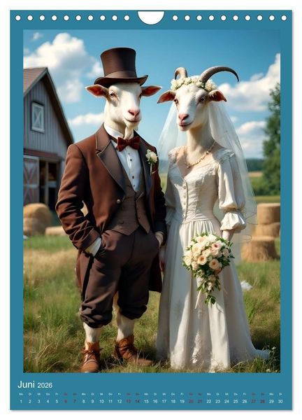 Produktbild: Nicht nur ein Vogel wollte Hochzeit halten (Wandkalender 2026 DIN A4 hoch), CALVENDO Monatskalender