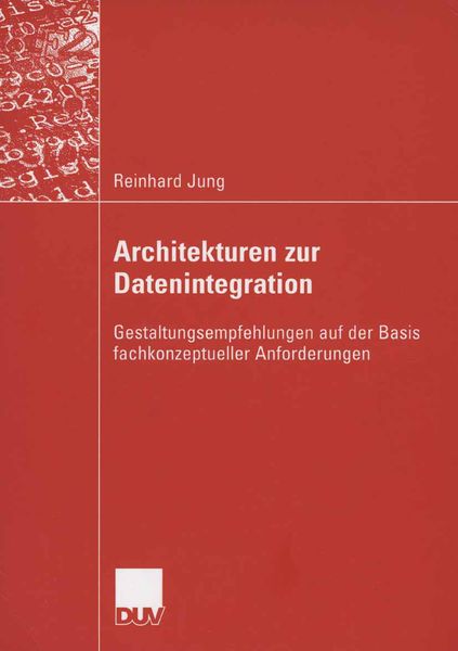 Produktbild: Architekturen zur Datenintegration