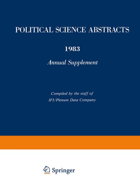 Produktbild: Political Science Abstracts