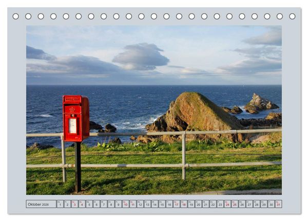 Produktbild: Sie haben Post - Briefk&auml;sten in Schottland (Tischkalender 2026 DIN A5 quer), CALVENDO Monatskalender