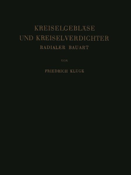 Produktbild: Kreiselgebl&auml;se und Kreiselverdichter