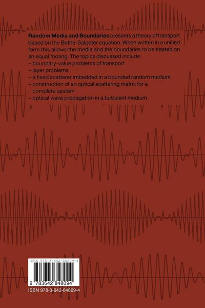 Produktbild: Random Media and Boundaries