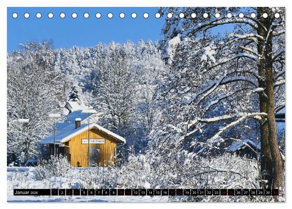 Produktbild: Die Stauden - Heimat in den westlichen W&auml;lder Augsburg (Tischkalender 2026 DIN A5 quer), CALVENDO Monatskalender