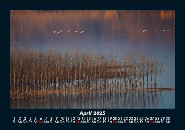 Produktbild: Landschaftskalender 2025 Fotokalender DIN A5