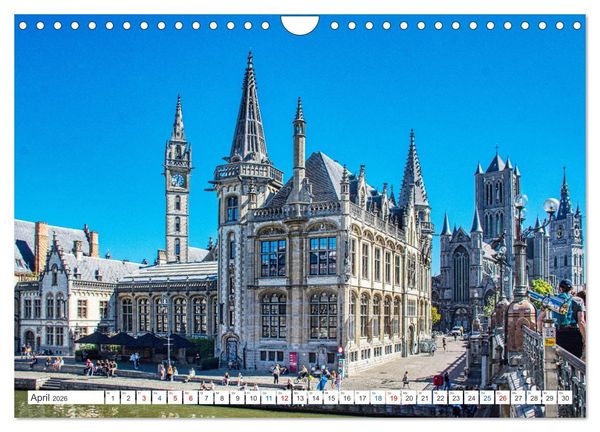 Produktbild: Gent - staunen und erleben (Wandkalender 2026 DIN A4 quer), CALVENDO Monatskalender