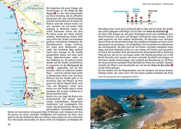Produktbild: ROTHER Wanderf&uuml;hrer Portugal S&uuml;d: Rota Vicentina. Alle Etappen des Fischerwegs und des Historischen Wegs &ndash; mit 13 zus&auml;tzlichen Rundtouren