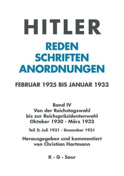 Produktbild: Juli 1931 - Dezember 1931