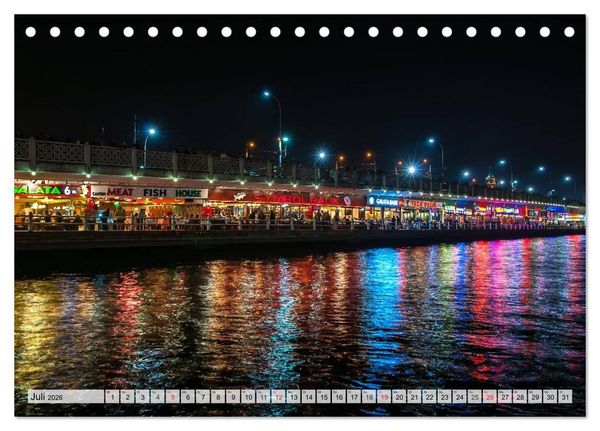 Produktbild: Big City Lights - Metropolen im Lichterglanz (Tischkalender 2026 DIN A5 quer), CALVENDO Monatskalender