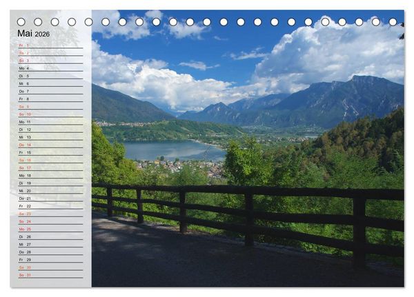Produktbild: Caldonazzo See (Tischkalender 2026 DIN A5 quer), CALVENDO Monatskalender