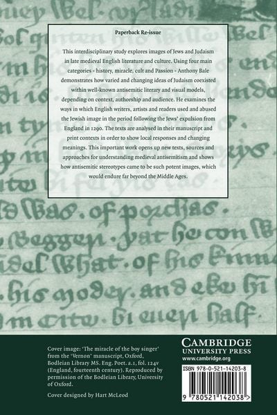Produktbild: The Jew in the Medieval Book
