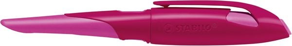 Produktbild: STABILO Ergonomischer Schulf&uuml;ller f&uuml;r Linksh&auml;nder mit Standard-Feder M -   EASYbirdy in beere/pink - Einzelstift - inklusive Patrone