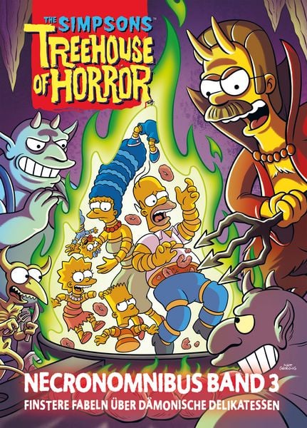 The Simpsons: Treehouse of Horror Necronomnibus. Band 3, Gebundene Ausgabe von Matt Groening, Splitter-Verlag, 978-3-9872118-1-2