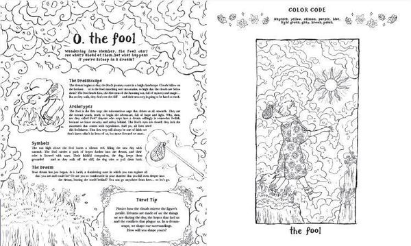 Produktbild: Cosmic Slumber Tarot Coloring Book