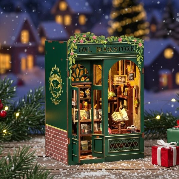 Produktbild: Book Nook DIY B&uuml;cherecke Owl Bookstore