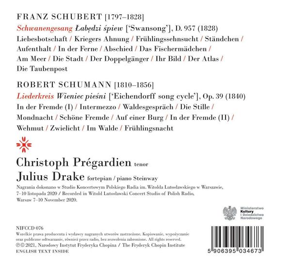 Produktbild: Schwanengesang/Liederkreis