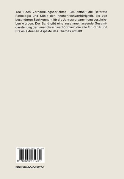Produktbild: Verhandlungsbericht 1984 der Deutschen Gesellschaft f&uuml;r Hals- Nasen- Ohren-Heilkunde, Kopf- und Hals-Chirurgie
