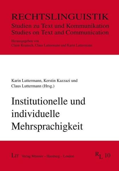 Produktbild: Institutionelle und individuelle Mehrsprachigkeit