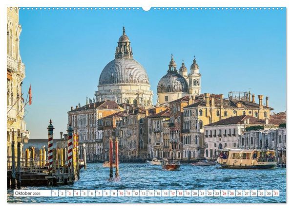 Produktbild: Venedig - Impressionen aus der Serenissima (hochwertiger Premium Wandkalender 2026 DIN A2 quer), Kunstdruck in Hochglanz