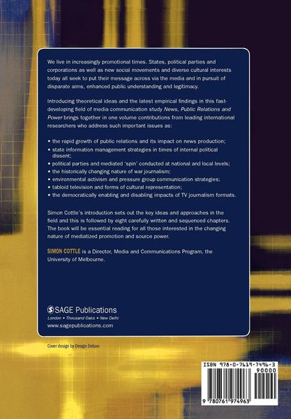 Produktbild: News, Public Relations and Power