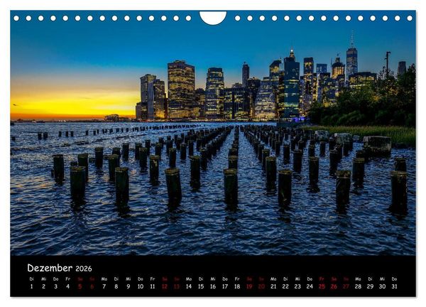 Produktbild: New York City - Impressionen (Wandkalender 2026 DIN A4 quer), CALVENDO Monatskalender