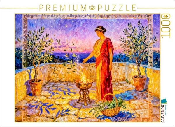 Produktbild: CALVENDO Puzzle Hestia - G&ouml;ttin des Herds | 1000 Teile Lege-Gr&ouml;&szlig;e 64x48cm Foto-Puzzle f&uuml;r gl&uuml;ckliche Stunden