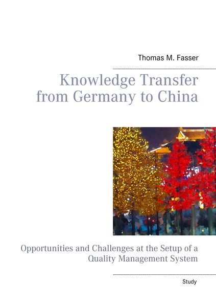 Produktbild: Knowledge Transfer from Germany to China