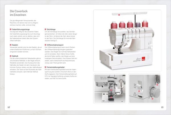 Produktbild: Praxiswissen - N&auml;hen mit dem Coverlock-Stich