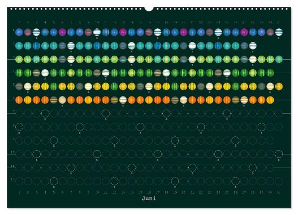 Produktbild: Perlenkalender (Wandkalender 2027 DIN A2 quer), CALVENDO Monatskalender