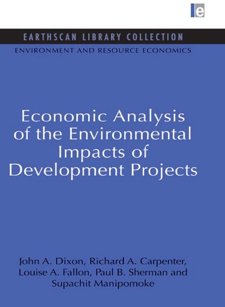 Produktbild: Economic Analysis of the Environmental Impacts of Development Projects