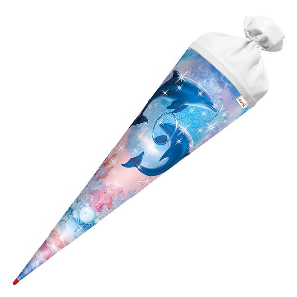 Produktbild: Motivschult&uuml;te 70cm, Delfine, Effekt