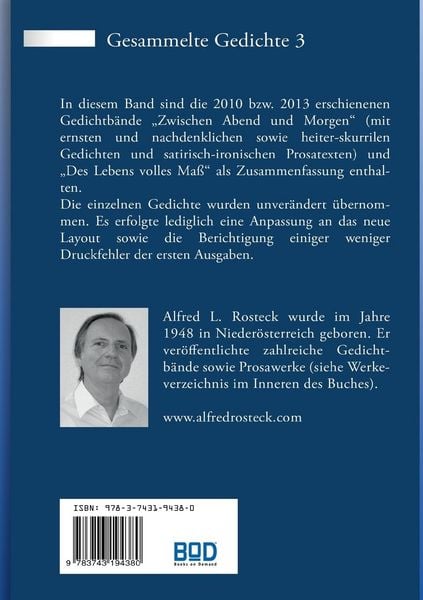 Produktbild: Gesammelte Gedichte Band 3