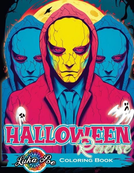 Produktbild: Reverse Coloring Book Halloween
