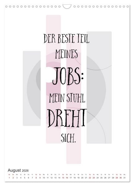 Produktbild: Mit Humor durch den Arbeitstag (Wandkalender 2026 DIN A3 hoch), CALVENDO Monatskalender