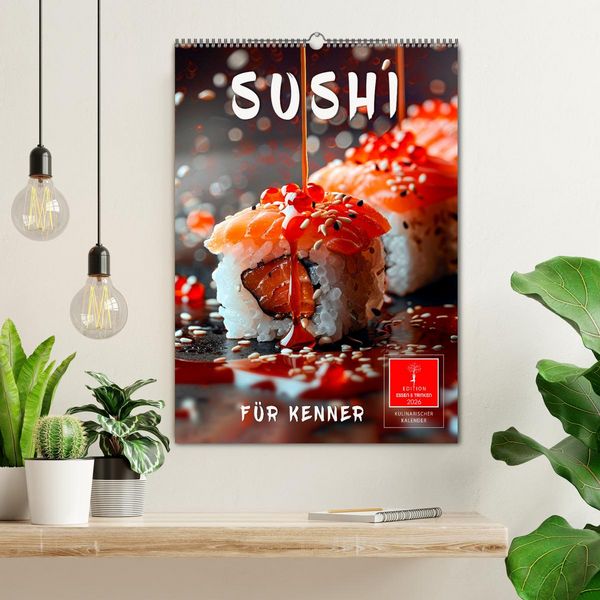 Produktbild: Sushi f&uuml;r Kenner (Wandkalender 2026 DIN A2 hoch), CALVENDO Monatskalender
