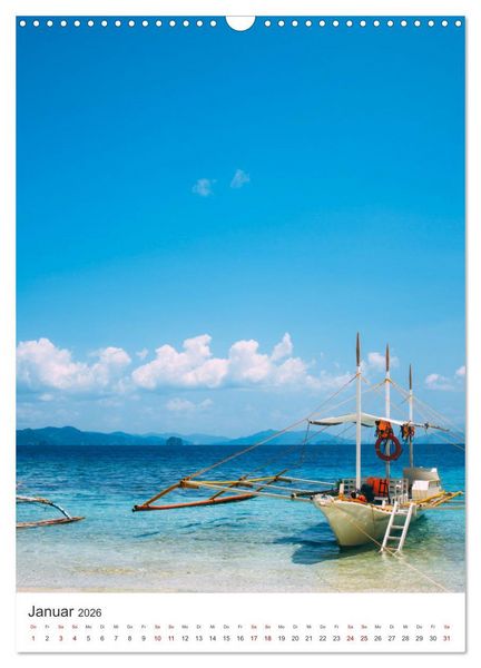 Produktbild: Philippinen - Ein wahres Inselparadies. (Wandkalender 2026 DIN A3 hoch), CALVENDO Monatskalender