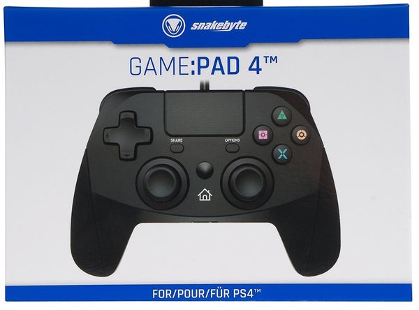 Snakebyte GAME:PAD 4 S, Controller für PS4, kabelgebunden, schwarz