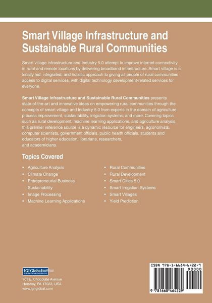 Produktbild: Smart Village Infrastructure and Sustainable Rural Communities