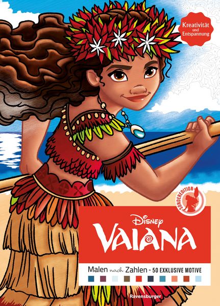 Disney Malen nach Zahlen - Vaiana, Taschenbuch von , Ravensburger Verlag GmbH, 978-3-473-49869-7