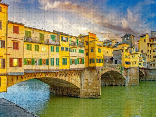 Produktbild: CALVENDO Puzzle Ponte Vecchio | 2000 Teile Lege-Gr&ouml;&szlig;e 90x67cm Foto-Puzzle f&uuml;r gl&uuml;ckliche Stunden