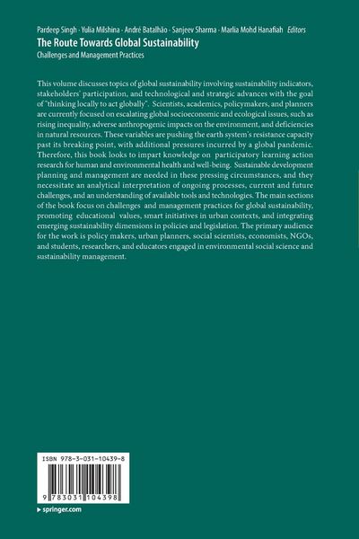 Produktbild: The Route Towards Global Sustainability