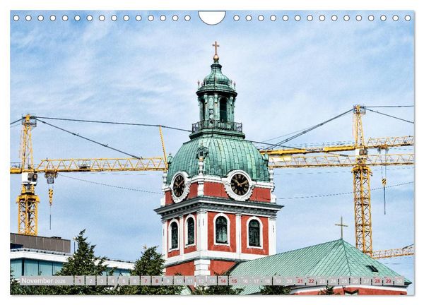 Produktbild: Stockholm - Mal anders gesehen (Wandkalender 2026 DIN A4 quer), CALVENDO Monatskalender