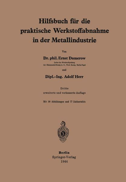 Produktbild: Hilfsbuch f&uuml;r die praktische Werkstoffabnahme in der Metallindustrie