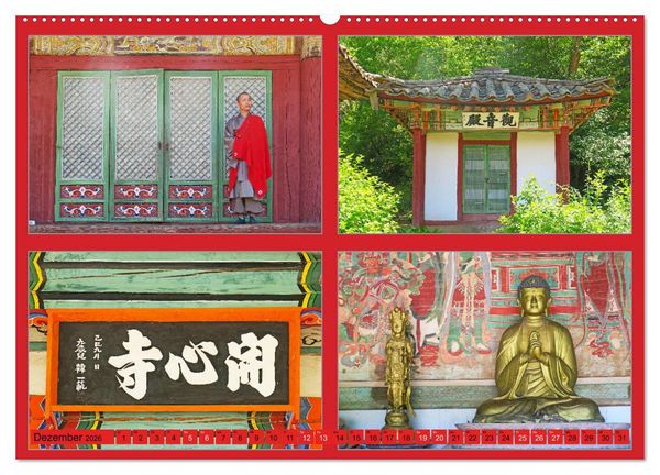 Produktbild: NORDKOREA - SCH&Ouml;NES UNGEW&Ouml;HNLICHES FARBIGES FREUNDLICHES (hochwertiger Premium Wandkalender 2026 DIN A2 quer), Kunstdruck in Hochglanz